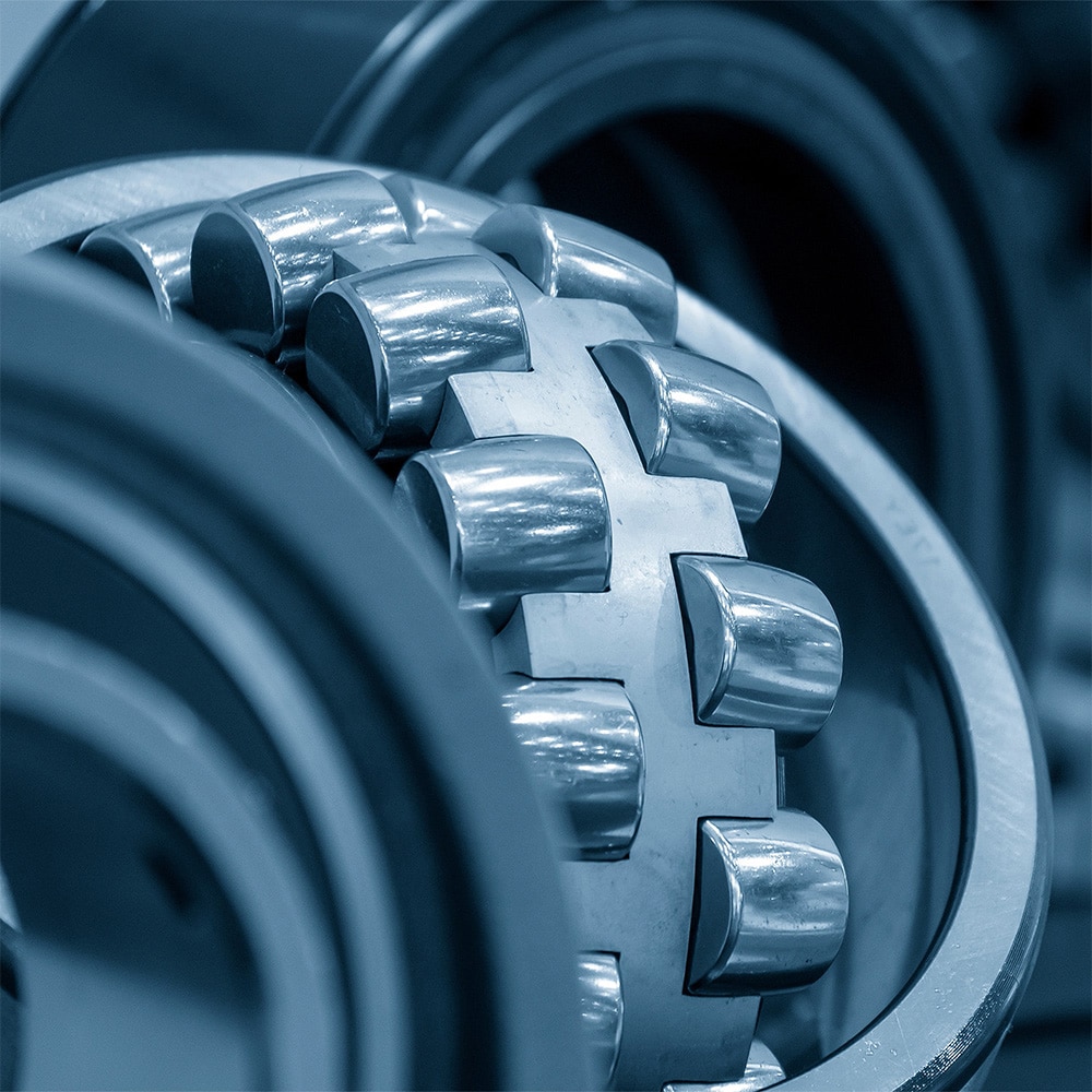 spherical roller bearing with rolling friction